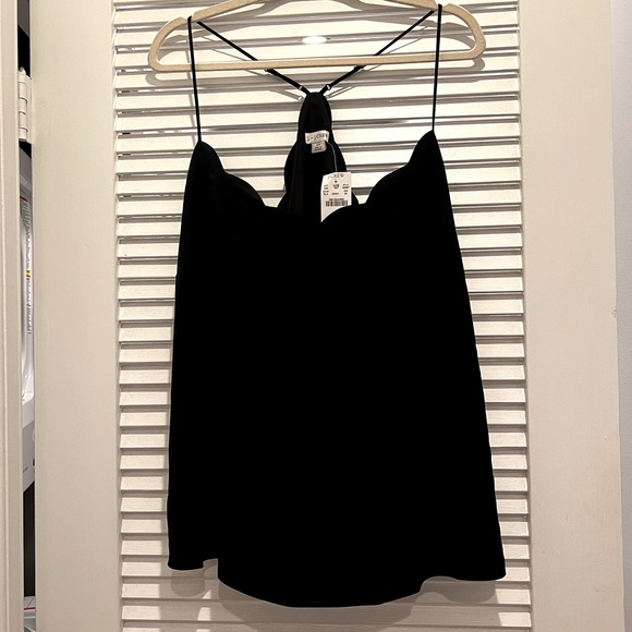 J. Crew Tops - NWT J. Crew Scalloped Cami Black 24